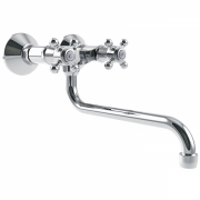 Змішувач для кухні GRB Cocinas 1866 двухвентильний настінний хром 80935800