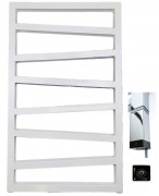 Электрический полотенцесушитель Terma ZigZag 830х500 мм сталь белый WLZIG083050/9016/ONE
