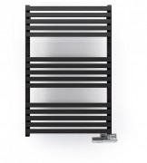 Полотенцесушитель водяний Terma Quadrus Slim 600х870 мм сталь чорний матовий WGQUS087060/SX/9005