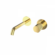 Змішувач для раковини GRB Aura настінний одновентільний поліроване золото 75535754