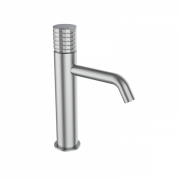 Смеситель для раковины GRB Aura XL одновентильный с донным клапаном нержавеющая сталь 75531753