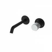 Змішувач для раковини GRB Aura настінний одновентільний чорний 75535752