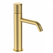 Змішувач для раковини GRB Aura XL одновентільний з донним клапаном матове золото 75531757