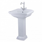 Раковина для ванной Devit Retro подвесная 60х47 см санфаянс белый 1010127