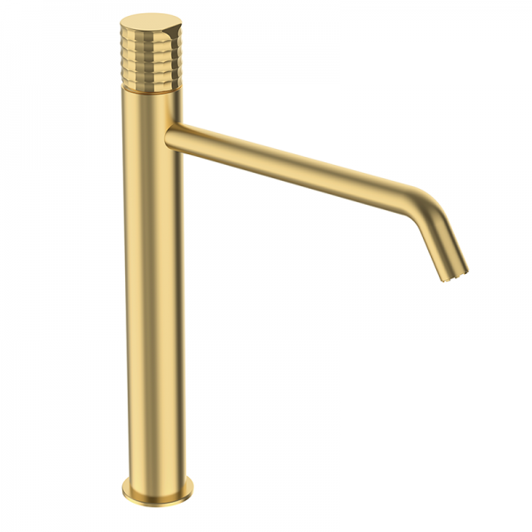 Смеситель для раковины GRB Aura XXL одновентильный матовое золото 75511757