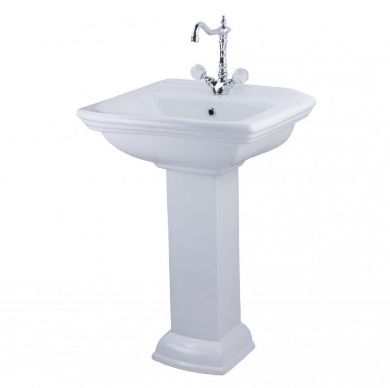 Раковина для ванної Devit Retro підвісна 60х47 см санфаянс білий 1010127