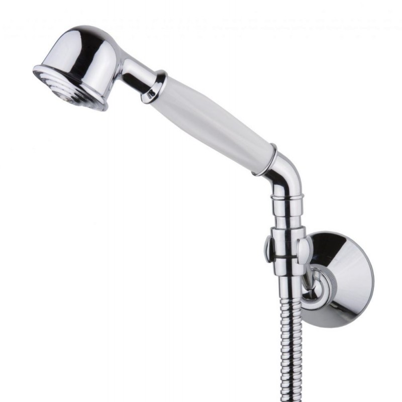 Ручний душ на тримачі Devit Retro латунь хром 1304127HS