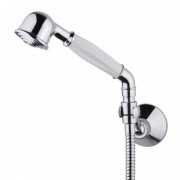 Ручной душ на держателе Devit Retro латунь хром 1304127HS