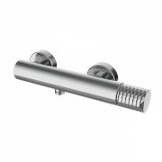 Смеситель для душа GRB Aura термостатический с душевой лейкой и стойкой хром 75328750