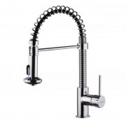 Смеситель для кухни Devit Frida однорычажный с гибким изливом латунь хром 56040KT