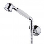 Ручной душ на держателе Devit Retro латунь хром 1304127HS