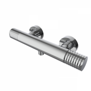 Смеситель для душа GRB Aura термостатический с душевой лейкой и стойкой хром 75316750