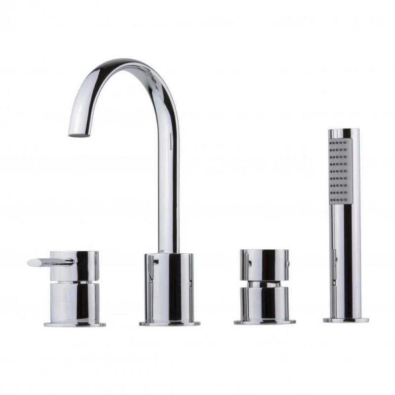 Смеситель на борт ванны Devit Prestige однорычажный латунь хром 28173124