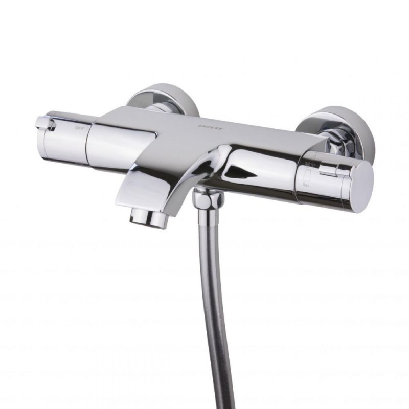 Термостат для ванной Devit Ecotherm однорычажный с переключателем латунь хром 67033TJW4