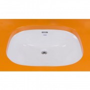 Раковина для ванной Devit Quadra монтаж под столешницу 55.5х45 см санфаянс белый 1610132