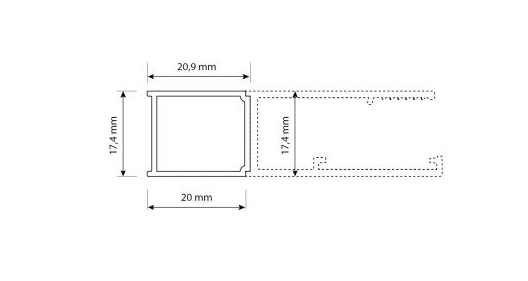 Удлинительный профиль Roca Capital AM49195030