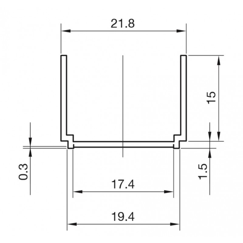 Удлинительный профиль Roca Town PI4400056