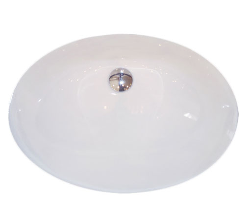 Раковина для ванної Devit Ovale монтаж під стільницю 57х41.5 см санфаянс білий 1611136