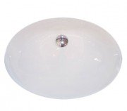 Раковина для ванной Devit Ovale монтаж под столешницу 57х41.5 см санфаянс белый 1611136