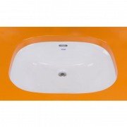 Раковина для ванної Devit Quadra монтаж під стільницю 55.5х45 см санфаянс білий 1610132