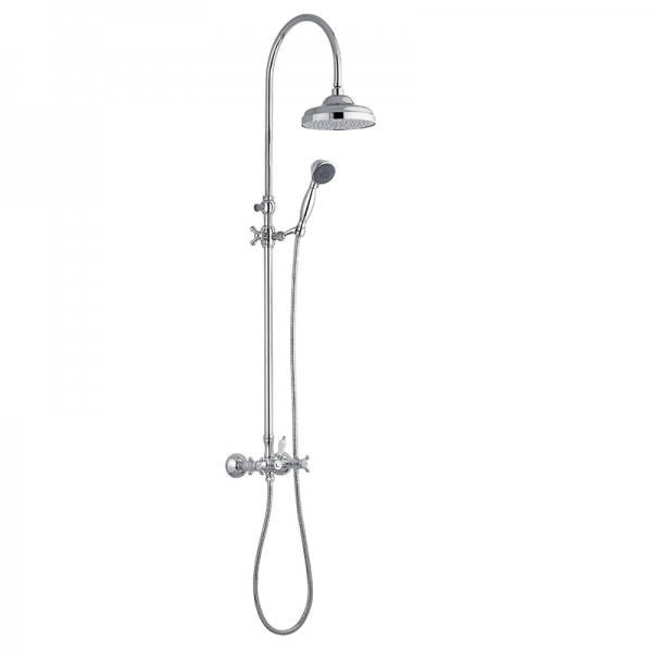 Душова система GRB Classique з двохвентильним змішувачем хром 229190