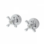 Набор запорных вентилей GRB Clasica встраиваемые хром 240290