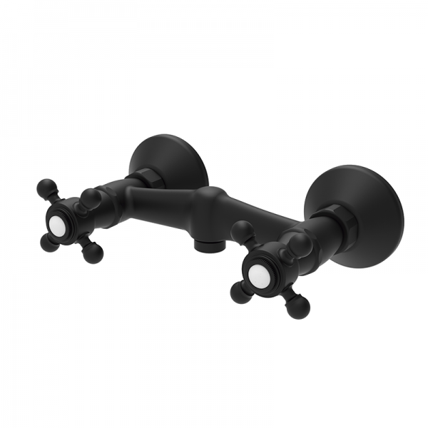 Смеситель для душа GRB Clasica двухвентильный с душевой лейкой черный 231120