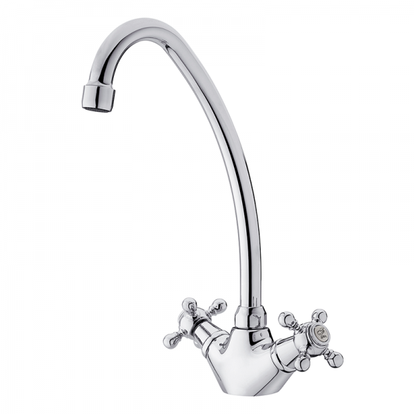 Змішувач для кухні GRB Cocinas Tubo двухвентильний хром 236700