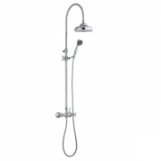 Душова система GRB Classique з двохвентильним змішувачем хром 229190