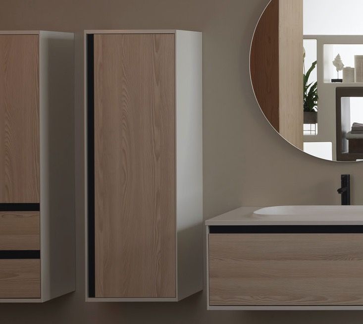 Пенал для ванної Kolpa-san Pandora 1302 45Х130 см ДСП натуральний 514310