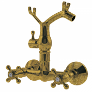 Змішувач для душа GRB Clasica Eco Save двухвентильний з душовою лійкою зістарена латунь 241199