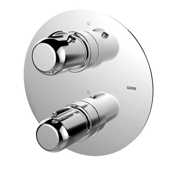 Смеситель для душа GRB E-Plus скрытого монтажа термостатический хром 35120350
