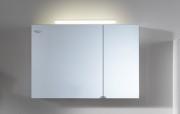 Зеркальный шкаф Kolpa-san Blanche TOB 70 подвесной 70х70 см с подсветкой ДСП белый 561810