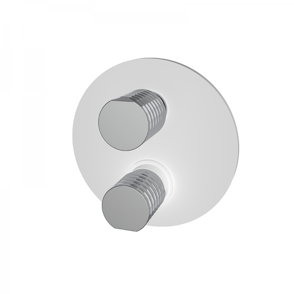 Змішувач для душа GRB Aura прихованого монтажу двухвентильний білий 75145751