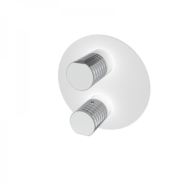 Смеситель для душа GRB Aura скрытого монтажа термостатический белый 75130751