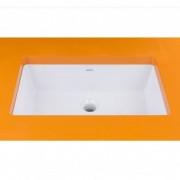 Раковина для ванної Devit Quadra монтаж під стільницю 55х35.5см санфаянс білий 1611132