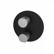 Змішувач для душа GRB Aura прихованого монтажу двухвентильний чорний 75145752