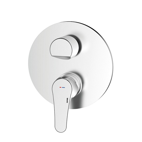 Змішувач для душа GRB E-Plus прихованого монтажу термостатичний хром 35135350