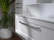 Раковина для ванної Kolpa San Blanche UB 110 литий мармур білий матовий на стільниці Kerrock 538740