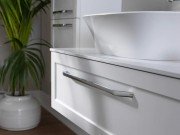 Раковина для ванної Kolpa San Blanche UB 110 литий мармур білий матовий на стільниці Kerrock 538740