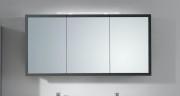 Зеркальный шкаф Kolpa-san Blanche TOB 145 подвесной 145х70 см с подсветкой ДСП антрацит 561560
