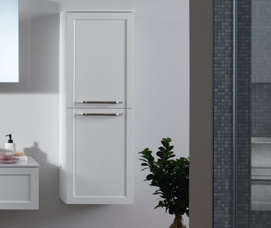 Пенал для ванної Kolpa-san Blanche B 1323 45.4х132.1 см ДСП з 3D плівкою білий 514140