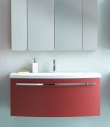 Тумба с раковиной Kolpa-san Adele OUA 70 71х50 см ДСП с 3D пленкой красный матовый 528640