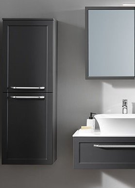 Пенал для ванной Kolpa-san Blanche B 1323 45.4х132.1 см ДСП с 3D пленкой  антрацит 514120