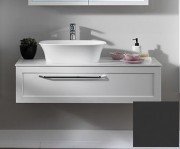 Тумба под раковину Kolpa San Blanche OB 110 подвесная ДСП с 3D пленкой антрацит 514030