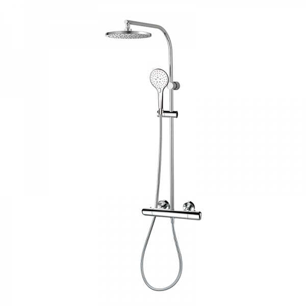 Душевая стойка для душа GRB E-Plus фиксированная с термостатом хром 35425350XL