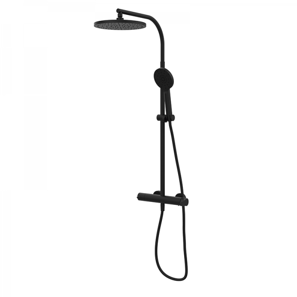 Душова стійка для душа GRB E-Plus фіксована зі змішувачем чорний 35499320