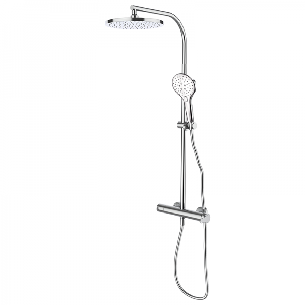 Душевая стойка для душа GRB E-Plus фиксированная со смесителем хром 35499350XL