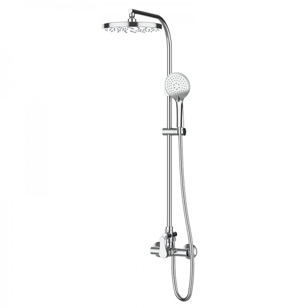 Душова стійка для душа GRB E-Plus розсувна зі змішувачем хром 35465450TL