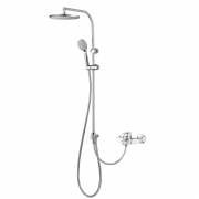 Душевая стойка для ванной GRB E-Plus с изливом и смесителем хром 35452350